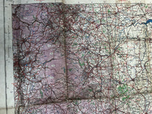 Load image into Gallery viewer, Original WW2 British Army / RAF Bases Map - North Midlands &amp; Lincolnshire
