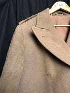 Original WW2 British Army Majors Named Private Purchase Greatcoat - 1945 Dated - The Militaria Shop