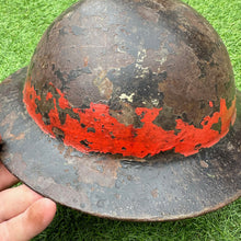 Lade das Bild in den Galerie-Viewer, Rare Early WW2 Rolled Edged British Army Helmet - Possibly NFS?
