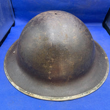 Load image into Gallery viewer, Original British Army Mk2 Combat Helmet - Untouched WW2 Example
