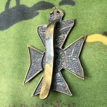 Load image into Gallery viewer, Original WW2 British Army Cap Badge - King&#39;s Royal Rifle Corps - The Militaria Shop
