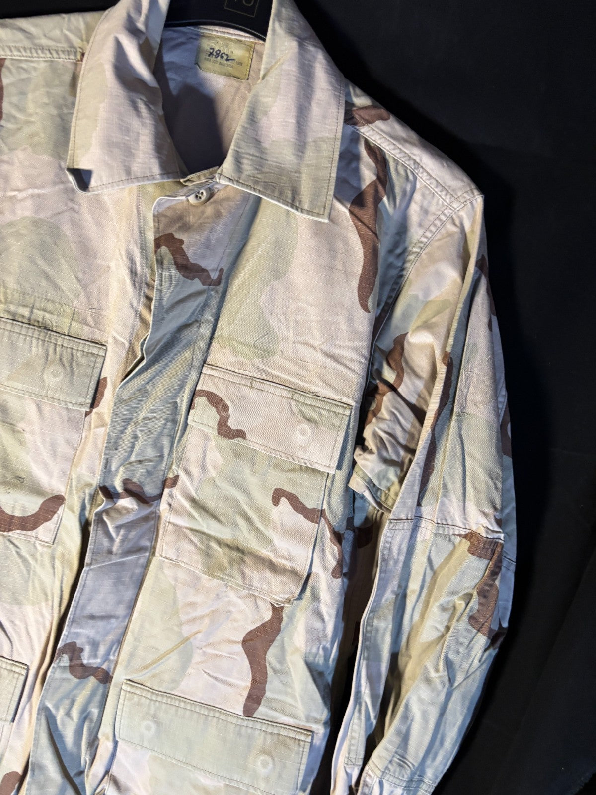 Gulf War US Army DCU Camouflaged Combat Field Coat/Jacket - Medium/Long - The Militaria Shop