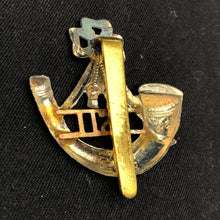 Load image into Gallery viewer, Original British Army Cap Badge - King&#39;s Shropshire Light Infantry - The Militaria Shop
