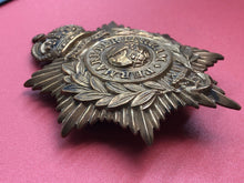 Load image into Gallery viewer, Original WW2 British Navy Royal Marined Helmet Plate / Kings Crown Cap Badge
