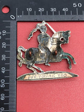 Load image into Gallery viewer, Original WW2 British Army Fife and Forfar Yeomanry Cap Badge
