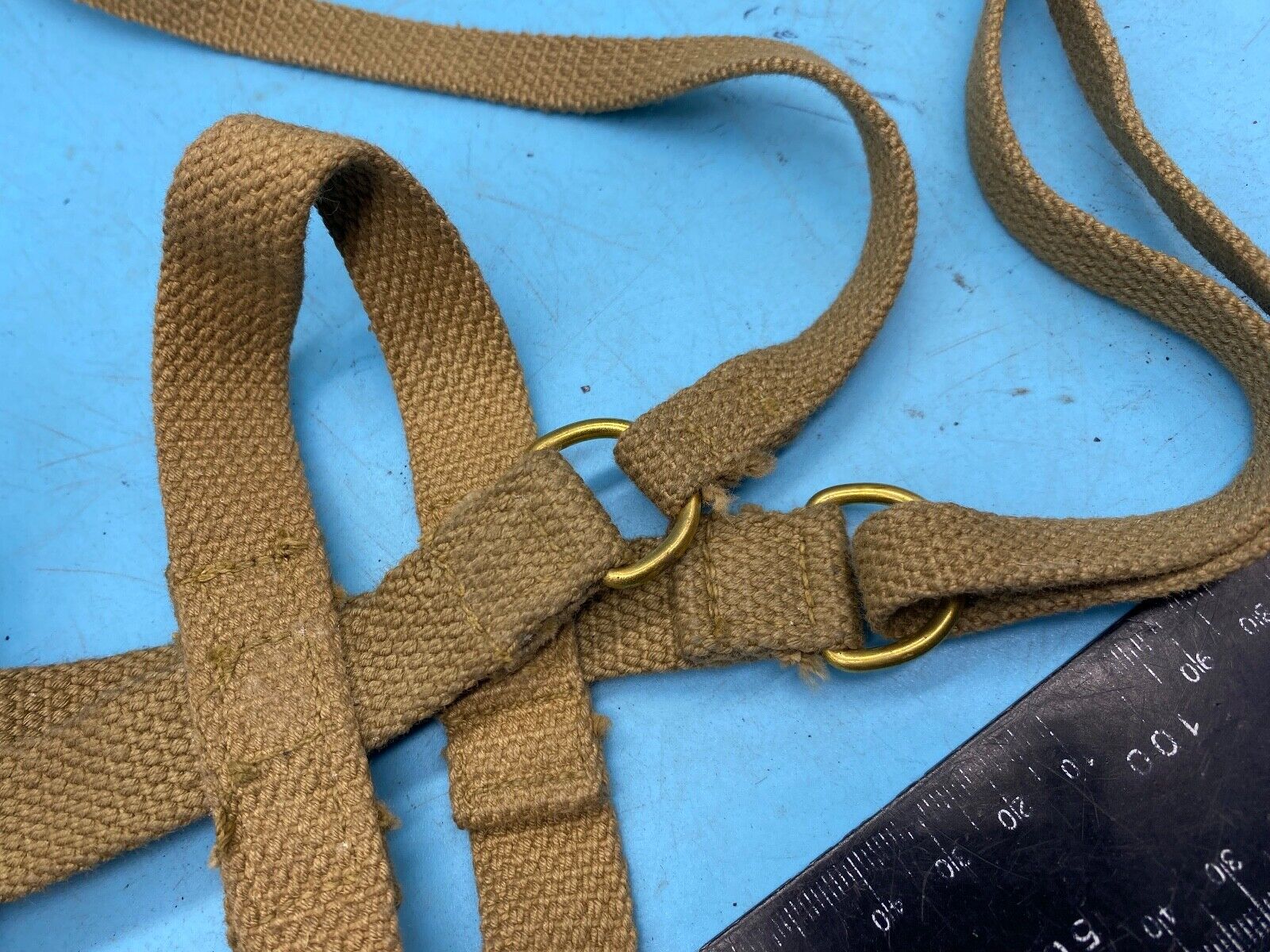 Original British Army 37 Pattern Webbing - Cavalry Pattern Waterbottle Carrier - The Militaria Shop