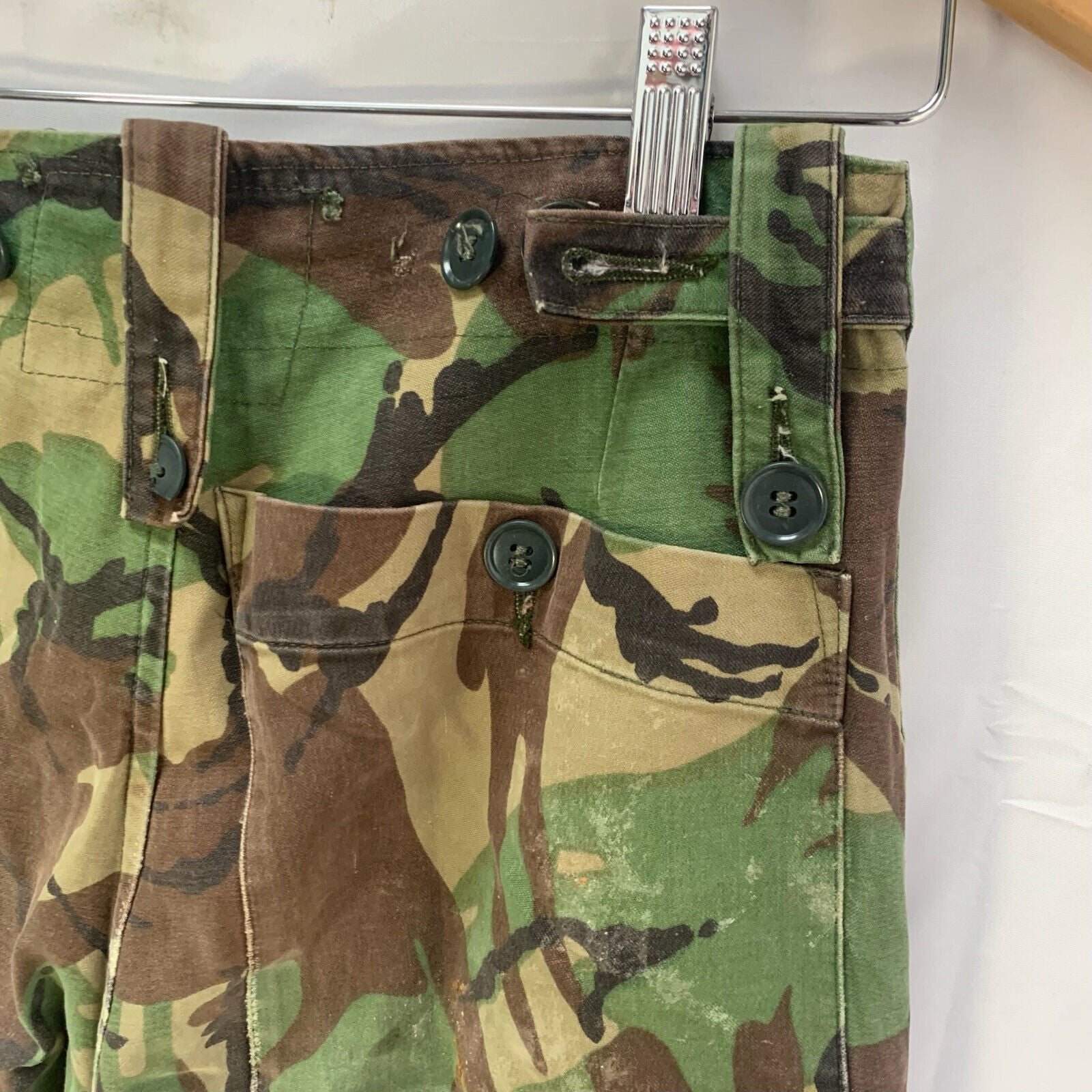 Genuine British Army 68 Pattern DPM Jungle Camouflaged Trousers - Size 28" Waist - The Militaria Shop
