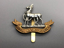 Load image into Gallery viewer, Original WW2 British Army Royal Warwickshire Regiment Cap Badge
