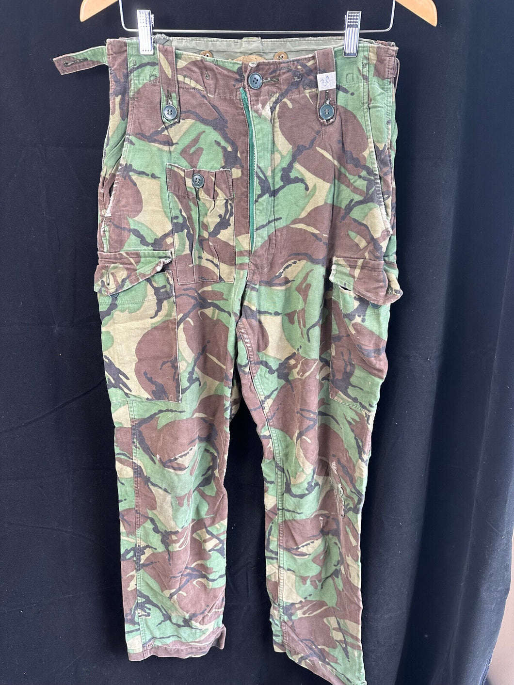 Original British Army 1968 Pattern Combat DPM Trousers - 30