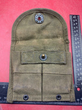 Load image into Gallery viewer, Original WW2 US Army M1 Carbine Canvas Pouch
