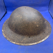 Load image into Gallery viewer, Original British Army Mk2 Combat Helmet - Untouched WW2 Example
