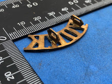 Load image into Gallery viewer, Original WW2 British Army Yorkshire Regiment (YORK) Brass Shoulder Title
