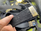 1 x Original British Royal Navy Working Belt with Brass Buckle - 30mm x 100cm - The Militaria Shop