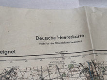 Load image into Gallery viewer, Original WW2 German Army Map of Saint Amand, France
