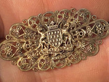 Load image into Gallery viewer, Original WW1 British Army &#39;Brittany has my life&#39; Sweetheart Brooch
