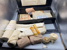 Load image into Gallery viewer, Original WW2 British Air Raid Precautions Family First Aid Kit with Contents
