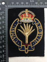 Load image into Gallery viewer, British Army Bullion Embroidered Blazer Badge - The Welsh Guards
