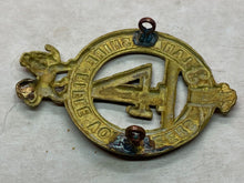 Load image into Gallery viewer, British Army Victorian Era 4th Lancashire Rifle Volunteers Glengarry Badge
