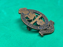 Load image into Gallery viewer, Genuine British Army Preincess of Wales Royal Regiment Cap Badge - FIRMIN
