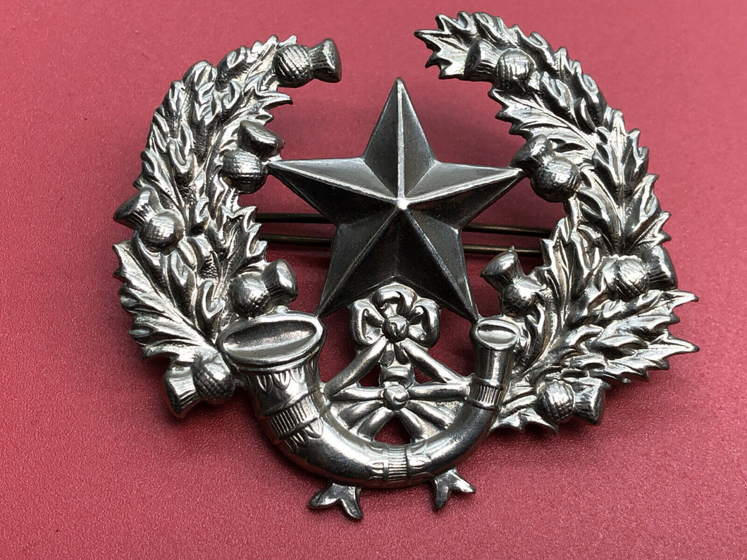 Original WW2 British Army The Cameronians (Scottish Rifles) Cap Badge