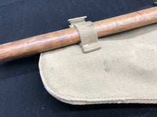 Load image into Gallery viewer, Original WW2 British Army Entrenching Tool, Helve &amp; Cover Set - Wartime Dated
