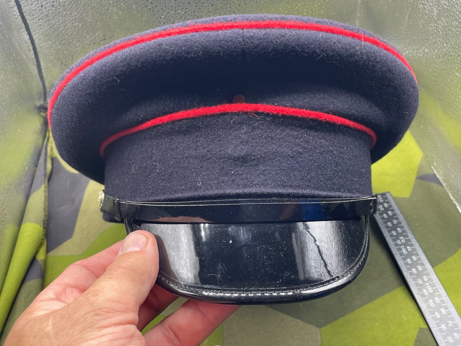 Original British Army Royal Engineers Corps Peaked Cap - The Militaria Shop