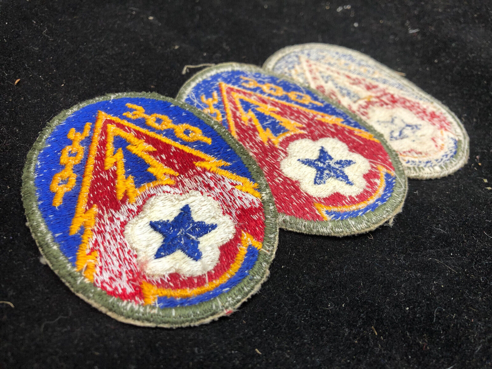 Unissued Original WW2 US Army Advanced Communications Zone ETO Cloth Badge Patch - The Militaria Shop