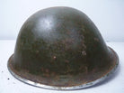 Mk3 Canadian / British Army Original WW2 Turtle Helmet High Rivet - The Militaria Shop