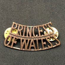 Load image into Gallery viewer, Original British Army Shoulder Title - Princess of Wales&#39;s Royal Regiment - The Militaria Shop
