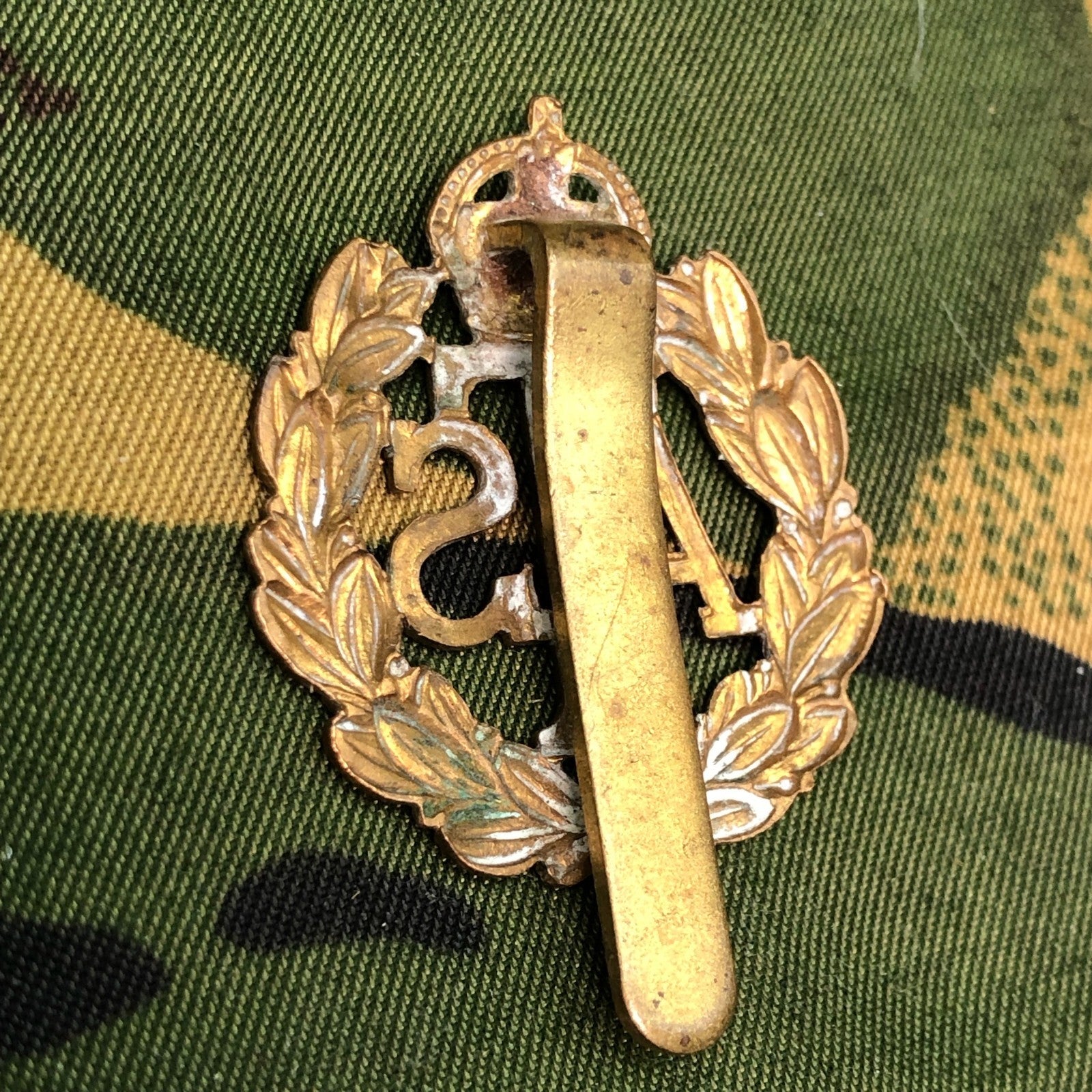 Original WW2 British Cap Badge - Auxiliary Territorial Service - The Militaria Shop