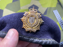 Load image into Gallery viewer, Original British Army Logistics Corps Beret with Badge - The Militaria Shop
