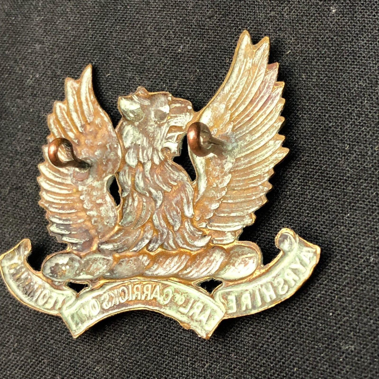 Original WW1 British Army Cap Badge - Ayrshire (Earl of Carrick's Own) Yeomanry - The Militaria Shop