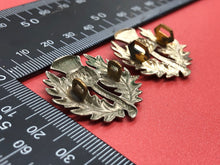 Load image into Gallery viewer, Original WW2 British Army Scots Guards Collar Badges
