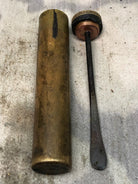 Original WW1 British Army SMLE Enfield Brass Oil Bottle - EFD Marked - The Militaria Shop
