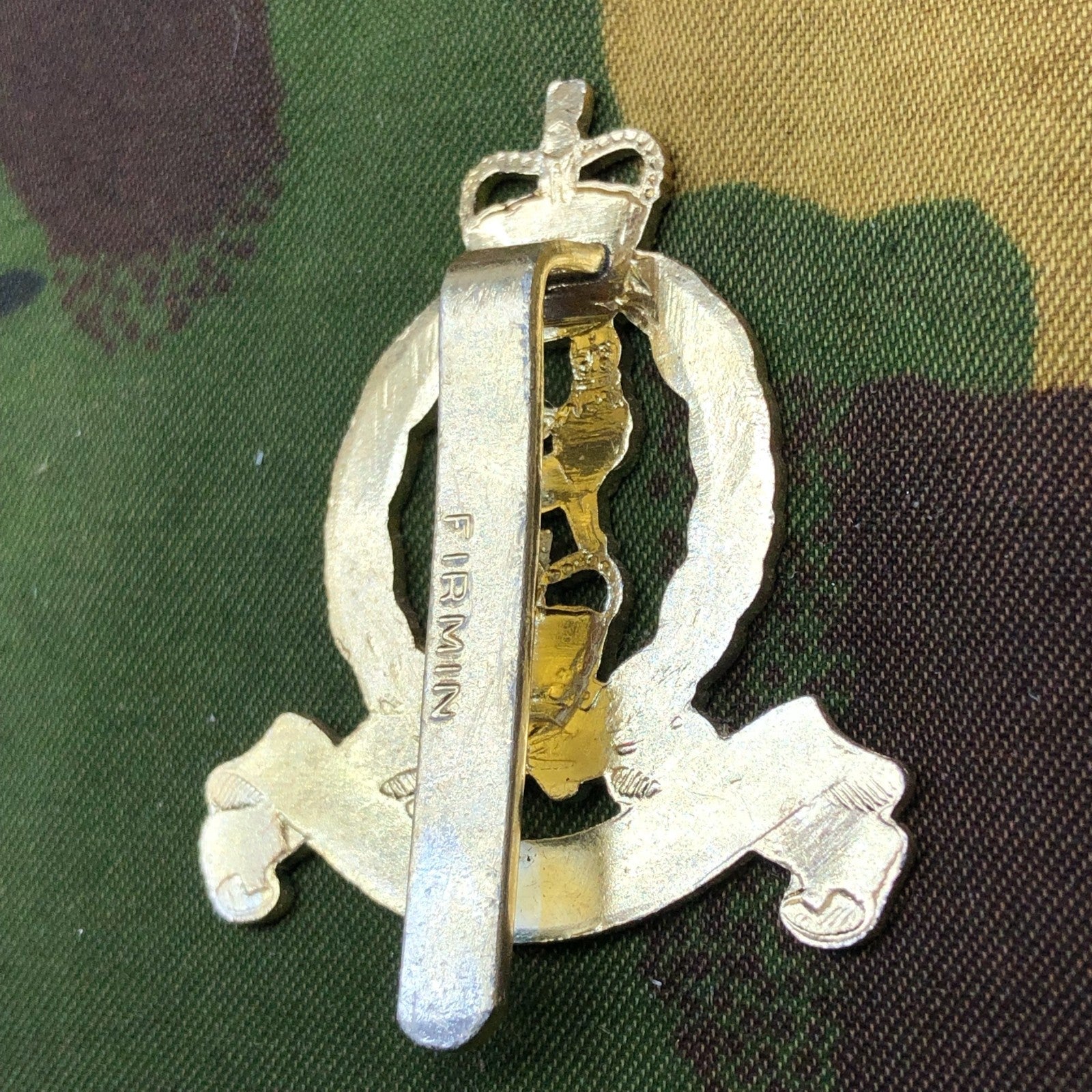Original British Staybrite Army Cap Badge - Adjutant General's Corps - The Militaria Shop