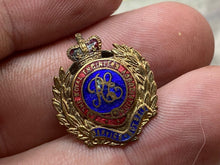 Load image into Gallery viewer, Original British Army - Victorian Crown The Royal Engineer&#39;s Association Badge
