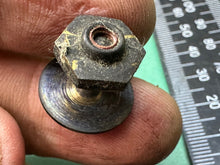 Load image into Gallery viewer, Original WW2 British Army Helmet Liner Early Wide Dome Screw &amp; Nut Set
