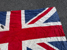 Load image into Gallery viewer, Original WW2 British Union Jack Flag - British Made - Large Size - 170x106cm
