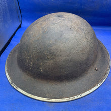 Load image into Gallery viewer, Original British Army Mk2 Combat Helmet - Untouched WW2 Example
