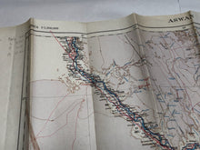 Load image into Gallery viewer, Original WW2 British Army / RAF Map Showing RAF Bases - Aswan Egypt
