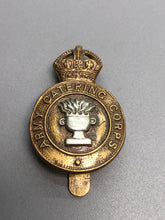 Load image into Gallery viewer, Original British Army Kings Crown ACC Army Catering Corps Cap Badge
