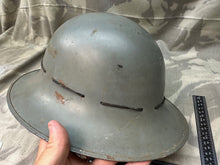 Load image into Gallery viewer, Original WW2 British Home Front Civil Defence Civillian Zuckerman Helmet
