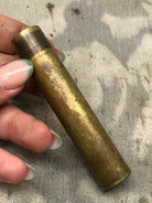 Original WW1 British Army SMLE Enfield Brass Oil Bottle - EFD Marked - The Militaria Shop