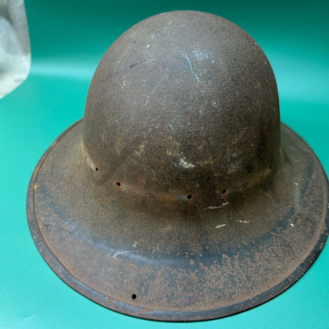 Original WW2 British Civil Defence Home Front Zuckerman Helmet 1941 Dated