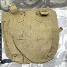 Load image into Gallery viewer, Original WW2 British Army 37 Pattern Webbing Large Pack - Wartime Dated
