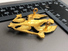 Load image into Gallery viewer, Genuine British Army 14th/20th King&#39;s Hussars Officer&#39;s Cap Badge
