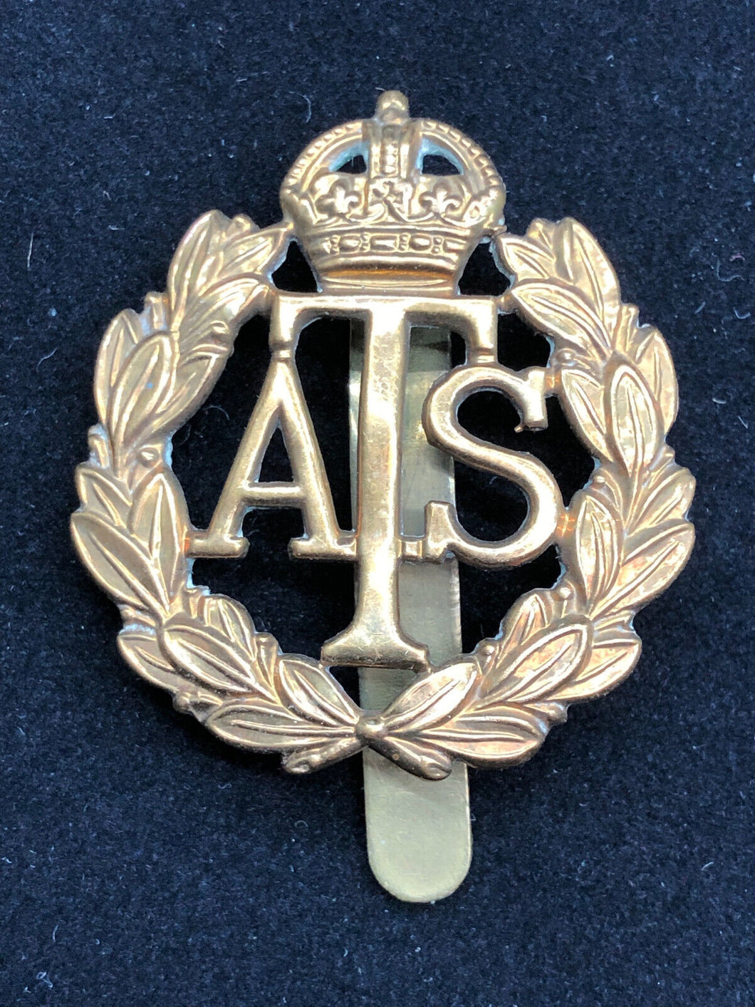 Original WW2 British Army ATS Auxiliary Territorial Service Cap Badge