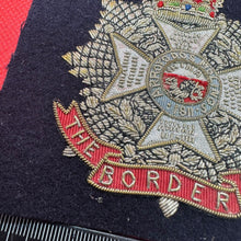 Load image into Gallery viewer, British Army Bullion Embroidered Blazer Badge - The Border Regiment
