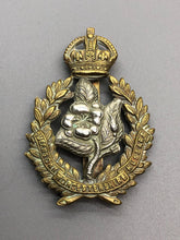 Load image into Gallery viewer, Original WW1 British Army Cap Badge - Queen&#39;s Own Worcestershire Hussars
