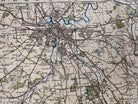 Original WW2 British Army GSGS OS Map of Great Britain - Carlisle - The Militaria Shop